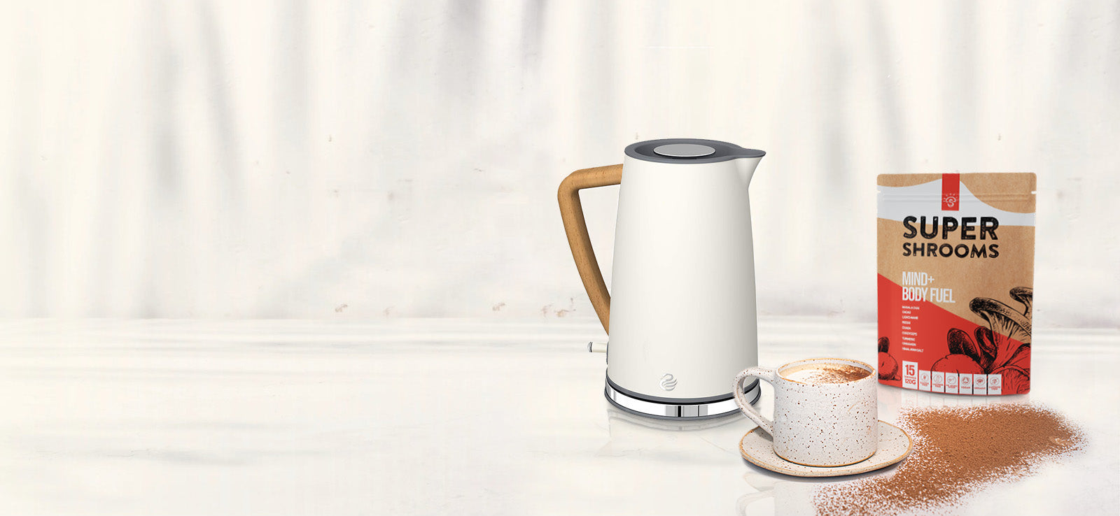 Mind + body fuel blend coffee alternative banner