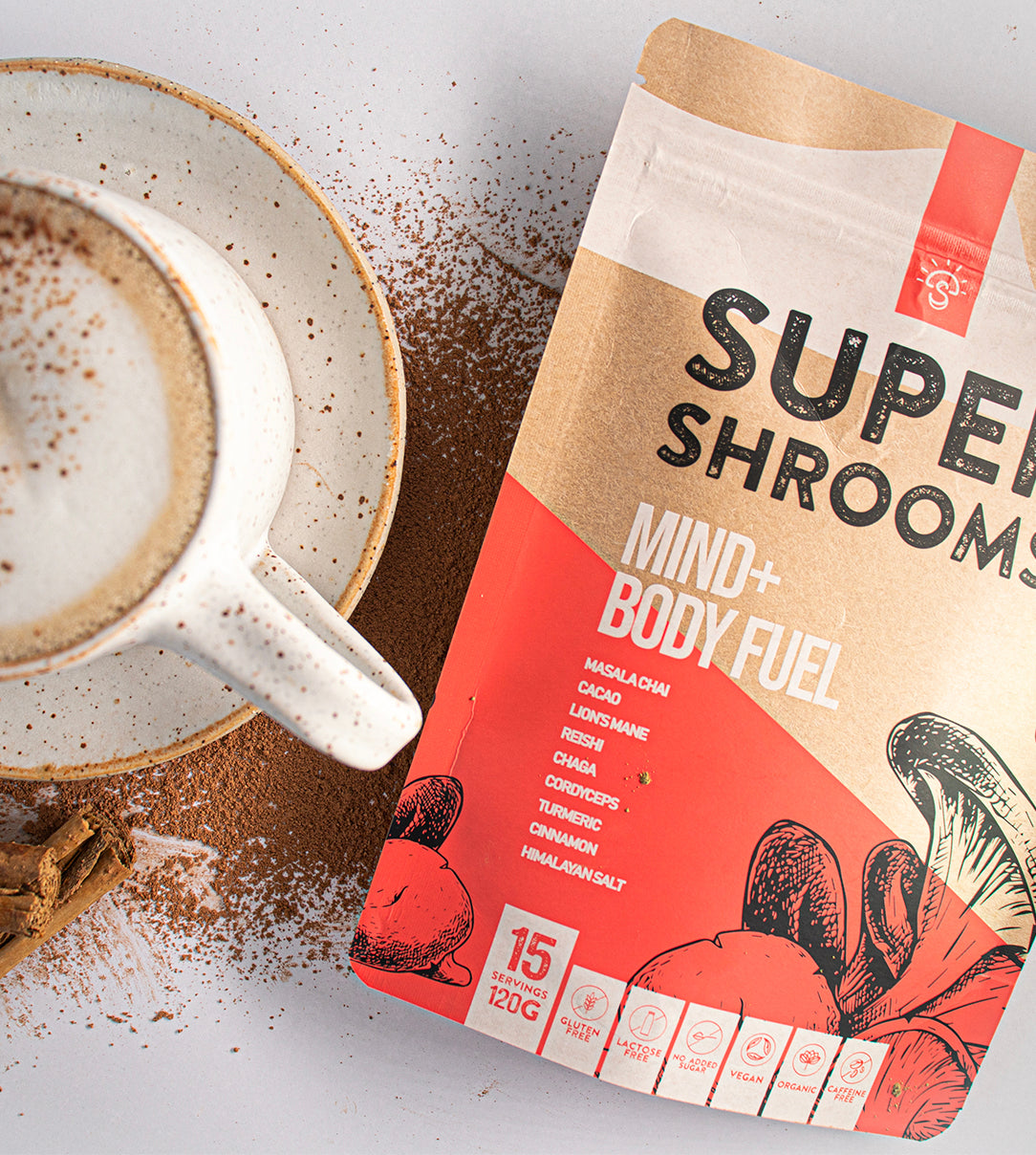 Mind + body fuel blend coffee alternative